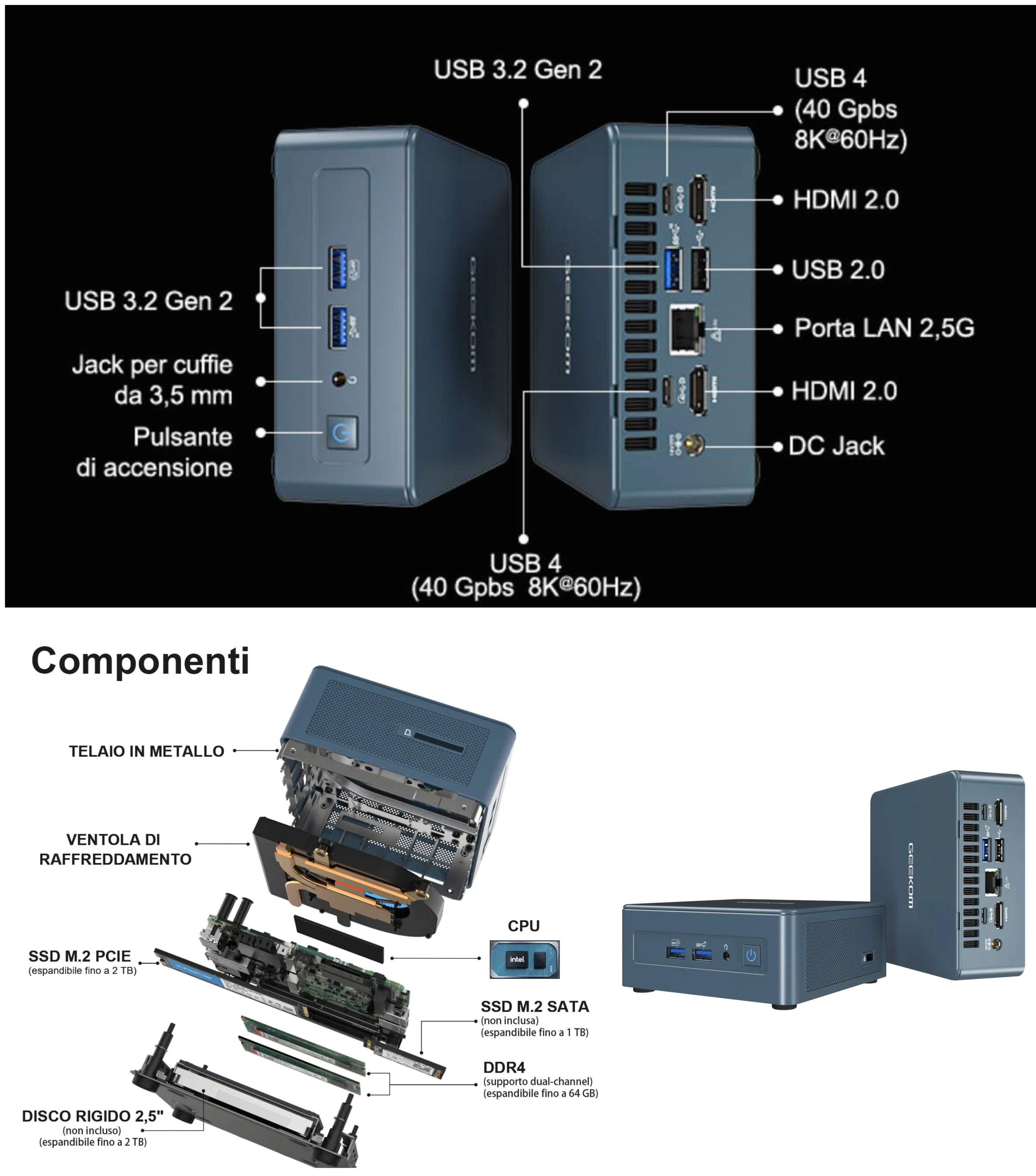 Geekom IT12 Mini PC Recensione